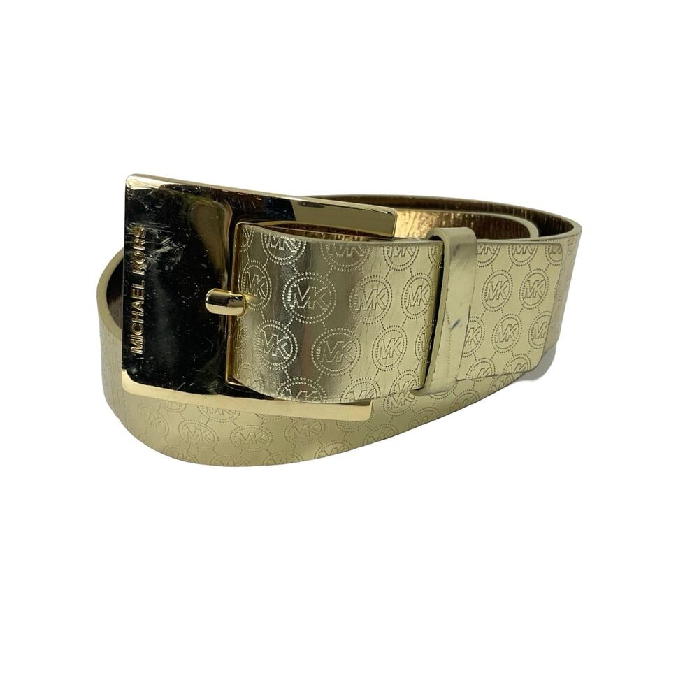 Michael Kors Gold Logo Belt